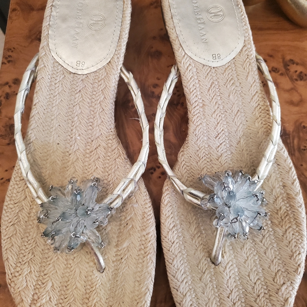 Cole Haan Mindi Jeweled Flower Sandal